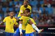 Паулиньо открыл счет в матче Сербия — Бразилия
