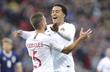 родригеш поздравляет кошту с забитым голом, twitter.com/selecaoportugal