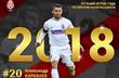Караваев — лучший игрок Зари в 2018 году, он обошел Лунина и Иури