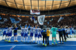 Герта празднует победу в матче с Гертой, Hertha BSC