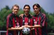 Андрей Шевченко, Мануэль Руи Кошта и Филипе Индзаги, photo AC Milan