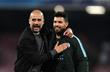 Хосеп Гвардиола (слева) и Серхио Агуэро, getty images