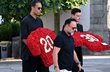 Ван Дейк та Робертсон на похороні Діогу Жоти, getty images
