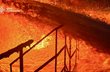 Ліквідація масштабної пожежі, що виникла внаслідок влучання російського БпЛА у Бориспільському районі, ДСНС
