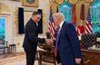 Олександр Усик та Дональд Трамп в Овальному кабінеті Білого дому, Margo Martin / X