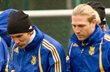 Андреи договариваются, как обыграть Англию, фото Ильи Хохлова