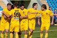 Игроки Буковины празднуют гол Платона, fcbukovyna.com