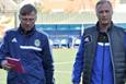 Сергей Свистун (справа) со своим помощником Сергеем Ященко, фото fckremen.com