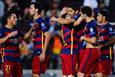 Барселона празднует третий гол, Getty Images