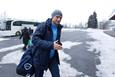 Роман Безус прибыл в аэропорт, fcdnipro.ua