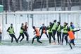Спарринг проходил в экстремальных погодных условиях, vorskla.com.ua 