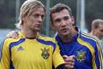 Анатолий Тимощук (слева) и Андрей Шевченко, football.sport.ua