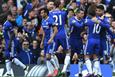 Игроки Челси празднуют гол Диего Косты, twitter.com/chelseafc