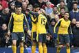 Арсенал празднует взятие ворот, Sky sports