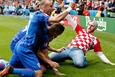 Сборная Хорватии празднует гол, фото sports.ru
