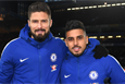 Оливье Жиру и Эмерсон Палмьери, chelseafc.com