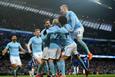 радость игроков манчестер сити, getty images