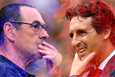 Сарри vs Эмери, коллаж Василия Войтюка
