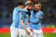 радость игроков манчестер сити, getty images