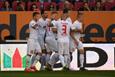 радость игроков аугсбурга, twitter.com/fcaugsburg