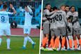 ИГРОКИ ДИНАМО И ШАХТЕРА, ФОТО FOOTBALL.UA