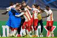Радость игроков Лейпцига, фото getty images 