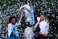 Празднование победы в Лиге чемпионов-2017/18, Getty Images