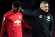 Маркус Рашфорд (слева) и Оле-Гуннар Солскьяер, Getty Images