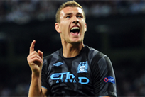 Эдин Джеко, фото mcfc.co.uk