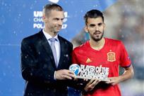 Дани Себальос - лцчший игрок молодежного Евро-2017, Getty Images