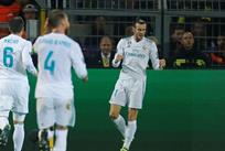 Гарет Бэйл празднует гол