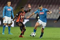 Наполи - Шахтер, фото: twitter.com/sscnapoli