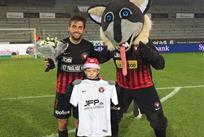 Якоб Поульсен был признан лучшим игроком матча против ОБ, twitter.com/fcmidtjylland