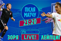 Заря — Лейпциг: онлайн анализ матча