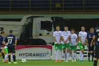 Шикарный гол Чорния со штрафного в матче против Ворсклы