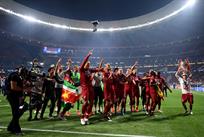 Как Ливерпуль победу в финале Лиги чемпионов в раздевалке праздновал