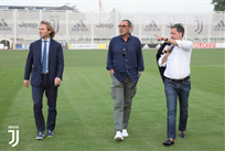 Павел Недвед, Маурицио Сарри и Фабио Паратичи, фото ФК Ювентус