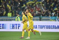 Александр Караваев и Андрей Ярмоленко после второго гола в ворота Португалии, фото УАФ