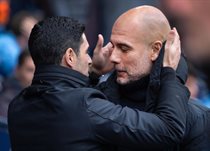 Мікель Артета та Хосеп Гвардіола, getty images