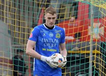 Ілля Ольховий у семи матчах Першої ліги відстояв на "нуль". Фото: ФК Нива Тернопіль