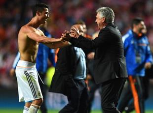 Криштиану Роналду и Карло Анчелотти, Getty Images