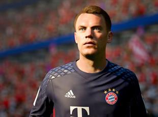 Мануэль Нойер в FIFA 17, bundesliga.com