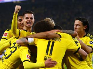 радость игроков Боруссии, getty images