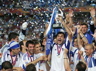Сборная Греции - чемпион Европы 2004 года, Getty Images