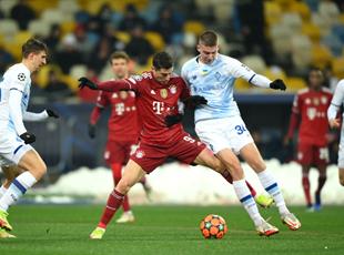 Динамо играет против Баварии, getty images