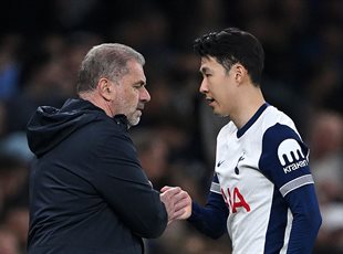 Анге Постекоглу та Сон Хин Мін, getty images