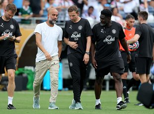 Гвардіола, Ліндерс та Туре, getty images