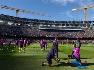 Відкрите тренування Барселони, фото getty images