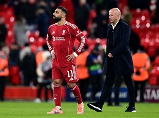 Мохамед Салах та Арне Слот, getty images