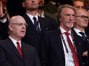 Аврам Глейзер та сер Джим Реткліфф, getty images